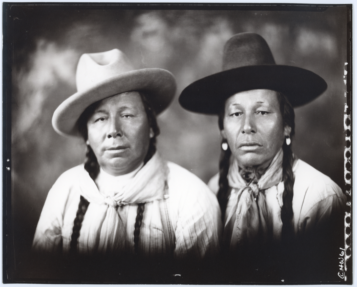 photograph ; Portrait Two Men; Chief Monegan and A